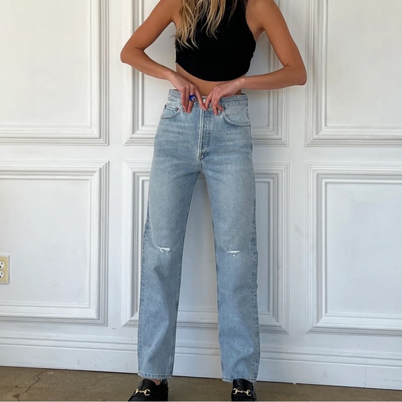 Agolde Denim - Worn once AGOLDE 90s high rise pinch waist jeans in Flashback